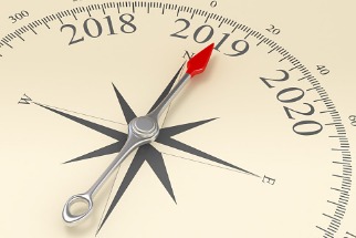 compass with 2018, 2019 and 2020 written on it